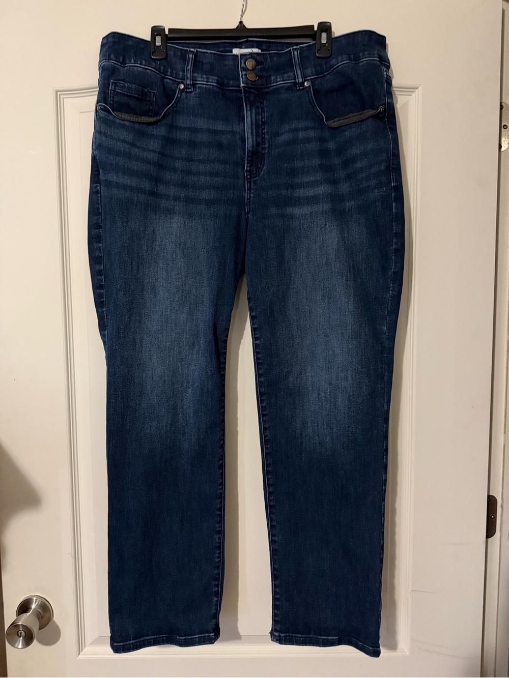 Lane Bryant Dark Denim Straight Leg Jeans